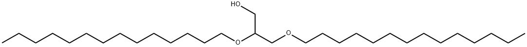 1-Propanol, 2,3-bis(tetradecyloxy)- Structure