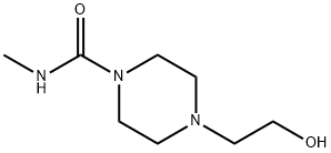 1-Piperazinecarboxamide,4-(2-hydroxyethyl)-N-methyl-(9CI) Structure