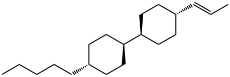 TRANS,TRANS-4''-PENTYL-4-PROPENYL-BICYCLOHEXYL Structure