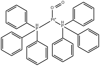 (dioxygen)bis(triphenylphosphine)platinum Structure