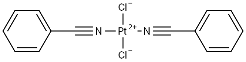 Bis(benzonitrile)dichloroplatinum(II) Structure