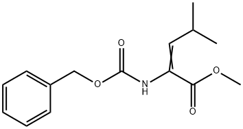 2-CBZ-AMINO-4-METHYLPENT-2-ENOICACID메틸에스테르 구조식 이미지