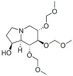 1-Indolizinol, octahydro-6,7,8-tris(methoxymethoxy)-, 1S-(1.alpha.,6.beta.,7.alpha.,8.beta.,8a.beta.)- 구조식 이미지