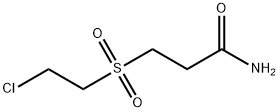 3-[(2-CHLOROETHYL)SULFONYL]PROPANAMIDE Structure