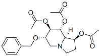 1,7,8-인돌리진트리올,옥타하이드로-6-(페닐메톡시)-,트리아세테이트(에스테르),1S-(1.alpha.,6.beta.,7.alpha.,8.beta.,8a.beta.)- 구조식 이미지