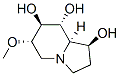 1,7,8-Indolizinetriol, octahydro-6-methoxy-, 1S-(1.alpha.,6.beta.,7.alpha.,8.beta.,8a.beta.)- 구조식 이미지