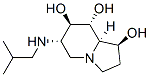 1,7,8-Indolizinetriol, octahydro-6-(2-methylpropyl)amino-, 1S-(1.alpha.,6.beta.,7.alpha.,8.beta.,8a.beta.)- 구조식 이미지