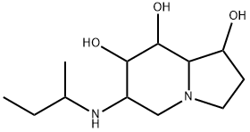 1,7,8-인돌리진트리올,옥타하이드로-6-(1-메틸프로필)아미노- 구조식 이미지