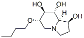 1,7,8-Indolizinetriol, 6-butoxyoctahydro-, 1S-(1.alpha.,6.beta.,7.alpha.,8.beta.,8a.beta.)- 구조식 이미지