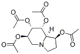 1,6,7,8-Индолизинететрол, октагидро-, тетраацетат (сложный эфир), 1S- (1.альфа, 6.альфа, 7.бета, 8.бета, 8а.бета) - структурированное изображение