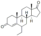 6-ethylandrost-4-ene-3,17-dione Structure