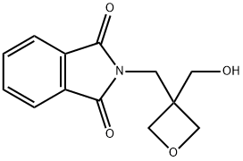 2-((3-(hydroxymethyl)oxetan-3-yl)methyl)isoindoline-1,3-dione Structure