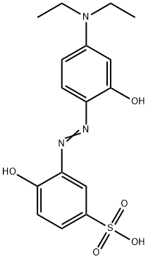 5-SULFO-4'-DIETHYLAMINO-2,2'-DIHYDROXYAZOBENZENE 구조식 이미지