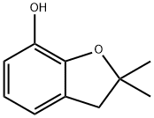 2,3-Dihydro-2,2-dimethyl-7-benzofuranol  구조식 이미지