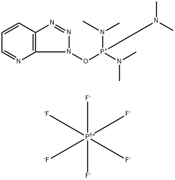 7-Azabenzotriazol-1-yloxytris(dimethylamino)phosphonium hexafluorophosphate 구조식 이미지