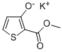 METHYL-3-HYDROXY-2-THIOPHENECARBOXYLATE POTASSIUM SALT Structure