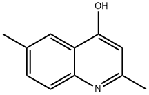 2,6-Dimethyl-4-quinolinol Structure