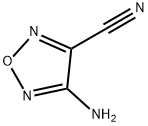 1,2,5-옥사디아졸-3-카르보니트릴,4-아미노-(9CI) 구조식 이미지