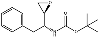 (2S,3R)-3-(N-Boc-amino)-1-oxirane-4-phenylbutane 구조식 이미지