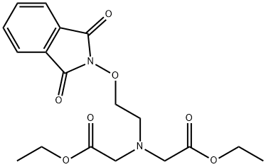 디에틸N-[(2-프탈이미도)옥시]에틸-N,N-디에타노에이트 구조식 이미지