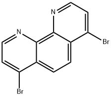 1,10-Phenanthroline, 4,7-dibroMo- Structure