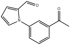 1-(3-ACETYLPHENYL)-1H-PYRROLE-2-CARBOXALDEHYDE Structure