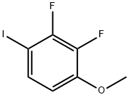 2,3-difluoro-1-iodo-4-methoxybenzene 구조식 이미지