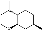 [1R-(1alpha,2beta,5alpha)]-1-(isopropyl)-2-methoxy-4-methylcyclohexane  Structure