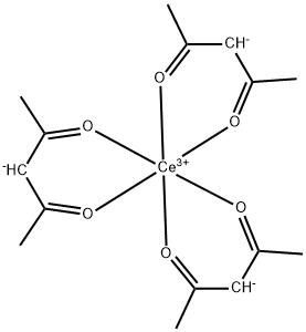 CERIUM ACETYL ACETONATE Structure