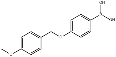 4-(4'-METHOXYBENZYLOXY)PHENYLBORONIC ACID Structure