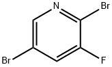 2,5-DIBROMO-3-FLUOROPYRIDINE Structure