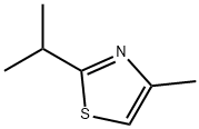 2-Isopropyl-4-methyl thiazole 구조식 이미지