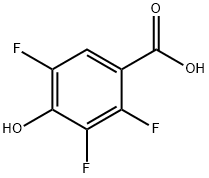 4-Hydroxy-2,3,5-trifluorobenzoicacid 구조식 이미지