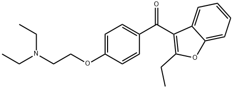 Etabenzarone 구조식 이미지