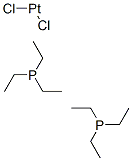 CIS-DICHLOROBIS(TRIETHYLPHOSPHINE)PLATINUM(II) 구조식 이미지