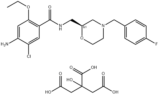 Mosapride citrate dihydrate Structure