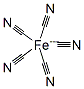 펜타시아노철산염(II) 구조식 이미지