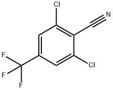 2,6-DICHLORO-4-(TRIFLUOROMETHYL)BENZONITRILE 구조식 이미지