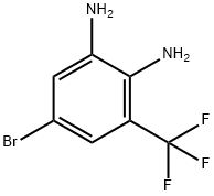 5-BROMO-2,3-DIAMINOBENZOTRIFLUORIDE Structure