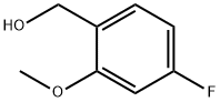 4-플루오로-2-메톡시벤질알코올 구조식 이미지