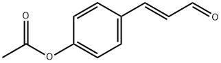 2-PROPENAL, 3-(4-(ACETYLOXY)PHENYL)-,(2E) 구조식 이미지