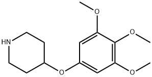 4-(3,4,5-트리메톡시페녹시)피페리딘염화물 구조식 이미지