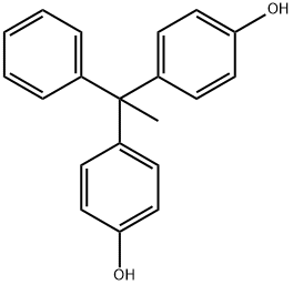 4,4'-(1-페닐에틸리덴)비스페놀 구조식 이미지