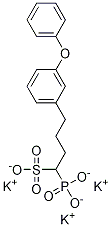 1-phosphono-4-(3-phenoxyphenyl) butylsulfonic acid tripotassiuM salt Structure