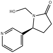 1-(hydroxymethyl)-5-pyridin-3-yl-pyrrolidin-2-one Structure