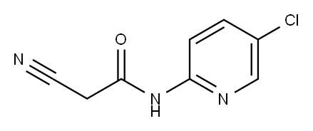 N-(5-chloropyridin-2-yl)-2-cyanoacetamide 구조식 이미지