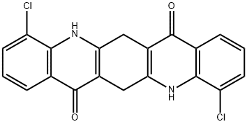 4,11-dichloro-5,6,12,13-tetrahydroquino[2,3-b]acridine-7,14-dione Structure
