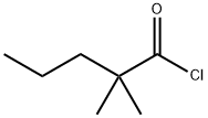 2,2-Dimethylvaleroyl chloride  구조식 이미지