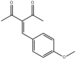 3-(4-Methoxybenzylidene)pentane-2,4-dione Structure