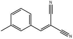 2-(3-METHYLBENZYLIDENE)-MALONONITRILE Structure